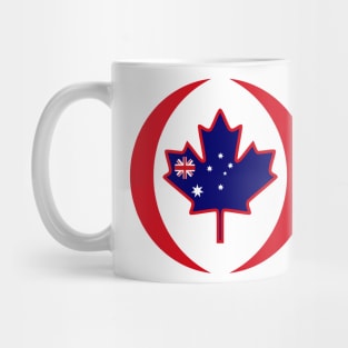 Australian Canadian Multinational Patriot Flag Series Mug